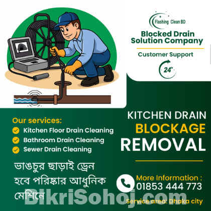 Expert Kitchen Drain Cleaning & Emergency Plumber in Dhaka